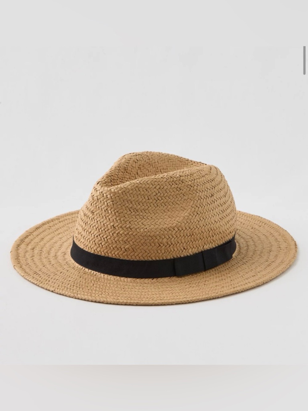 aerie Tan Woven Straw Sun Hat